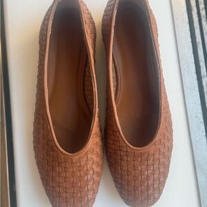 Brown Woven Flats - Women's Shoes